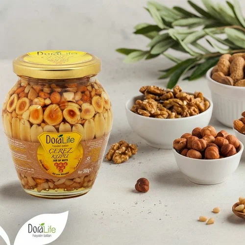 Premium Mixed Nuts in Honey (420g) – Energy & Vitality Blend Dora Life