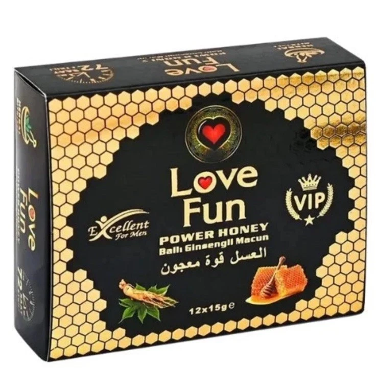 Love Fun Honey Ginseng Power Paste Sachets 12 x 15g