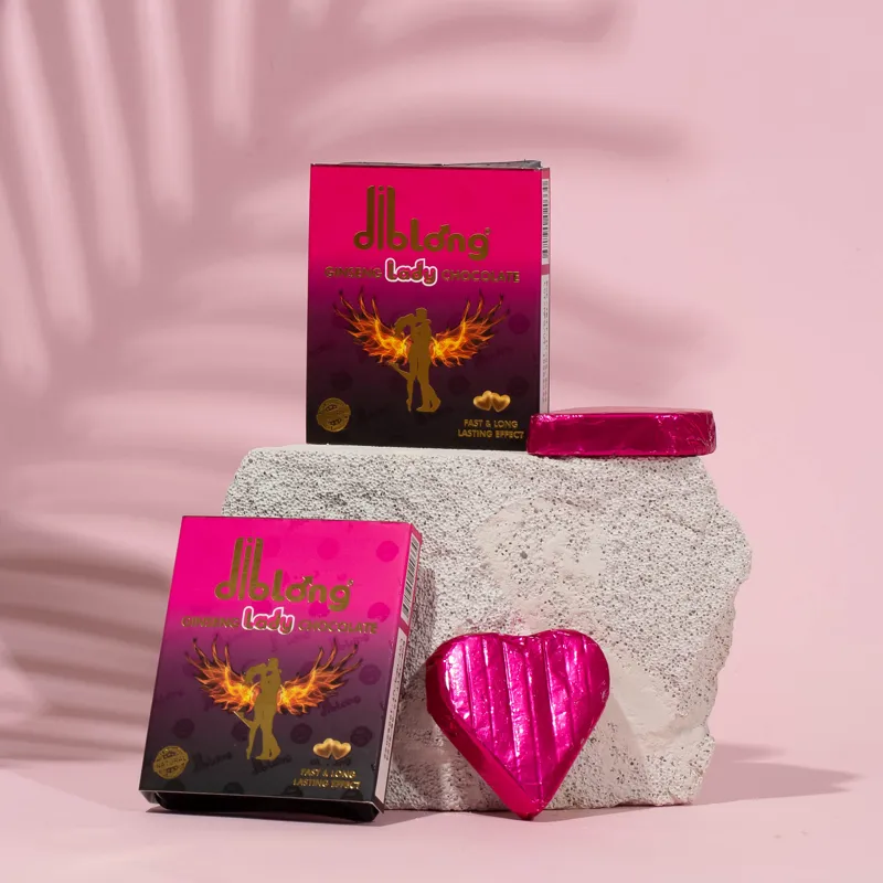 Diblong Lady Ginseng Chocolate Premium Chocolate for Woman 12x16g - Image 3